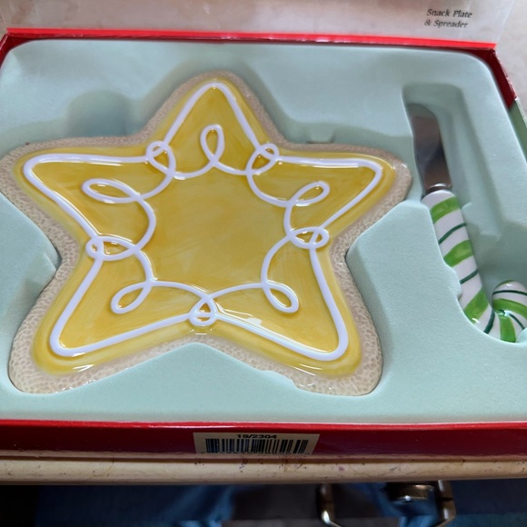 Fitz and Floyd snack plate and spreader - Picture 3 of 6